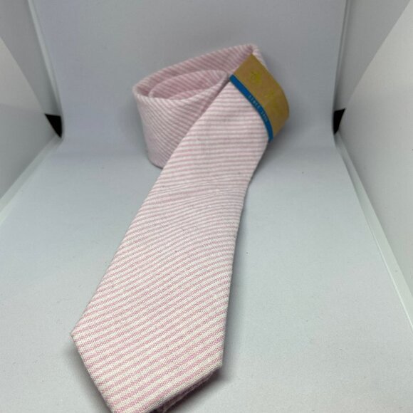 Original Penguin Men's Pink Striped Skinny Tie - NWT - Picture 3 of 5